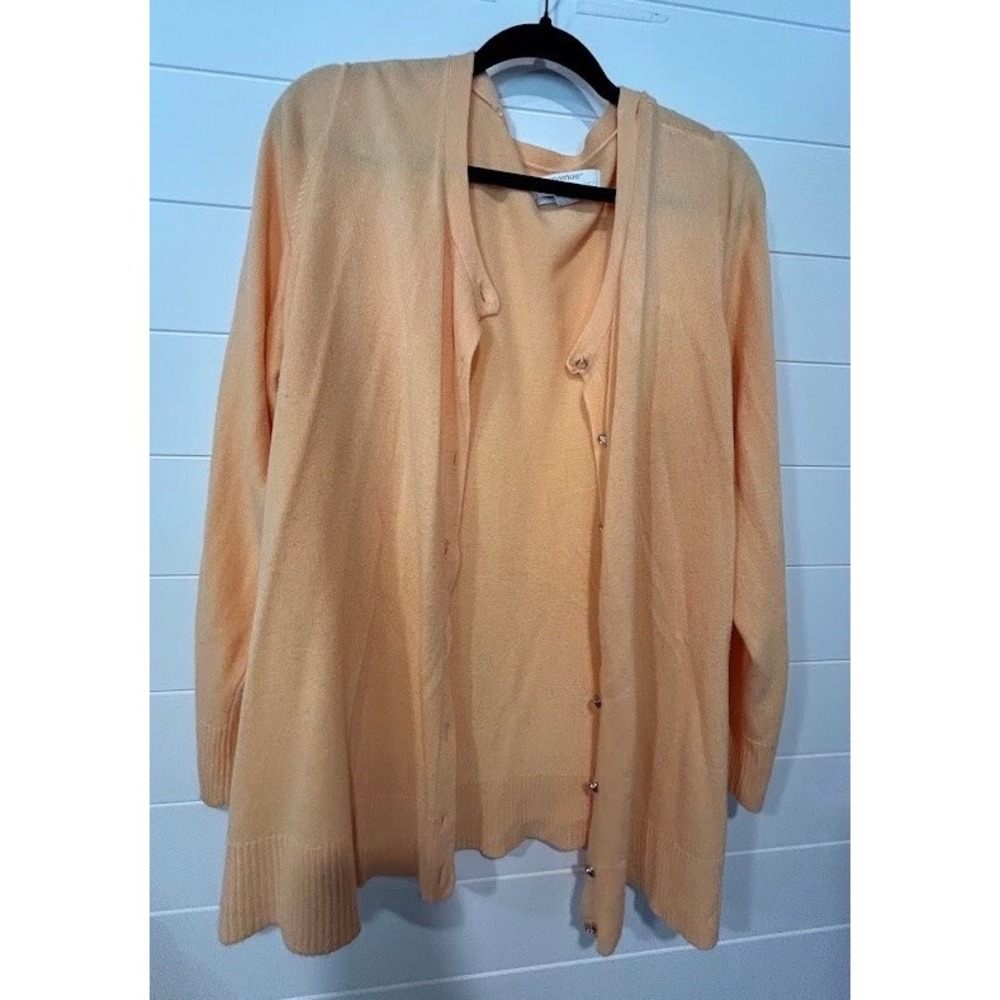 Avenue Sweater Collection Womens‎ 26/28 Peach